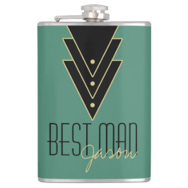 Petaca El mejor hombre del arte moderno Tuxedo