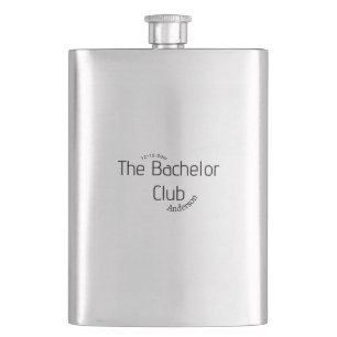 Petaca el nombre del club de soltero año elegante de moda