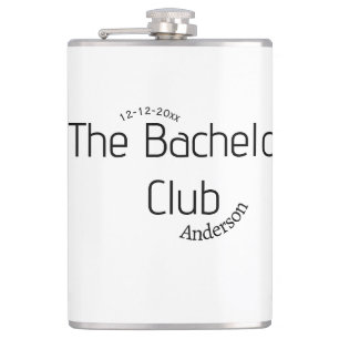 Petaca el nombre del club de soltero año elegante de moda