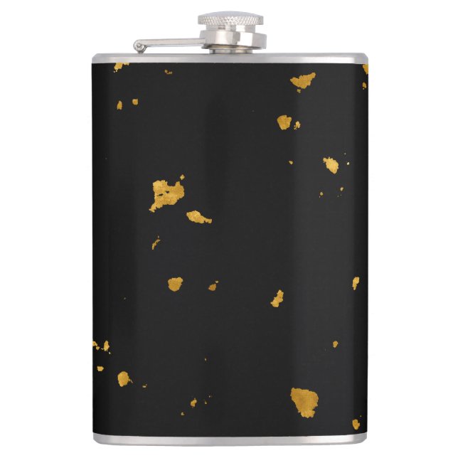 Petaca El oro se acaba en negro (Anverso)