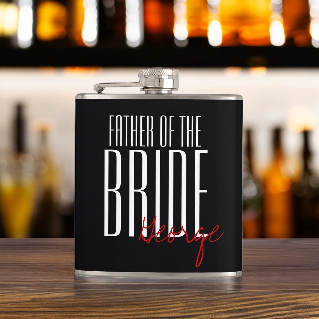 Petaca El padre moderno de la novia personalizado (Subido por el creador)