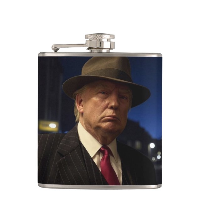 Petaca El padrino de América Don J. Trump (Anverso)