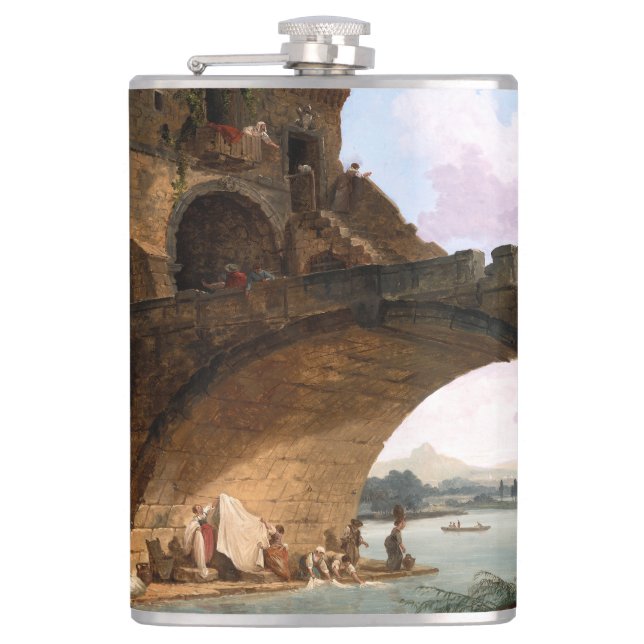 Petaca El Ponte Salario de Hubert Robert (Anverso)