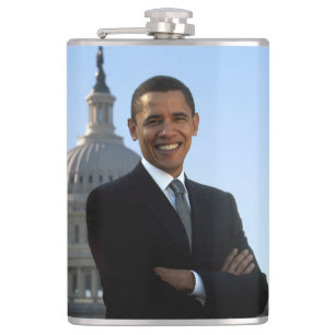 Petaca El presidente estadounidense Barack Obama como sen