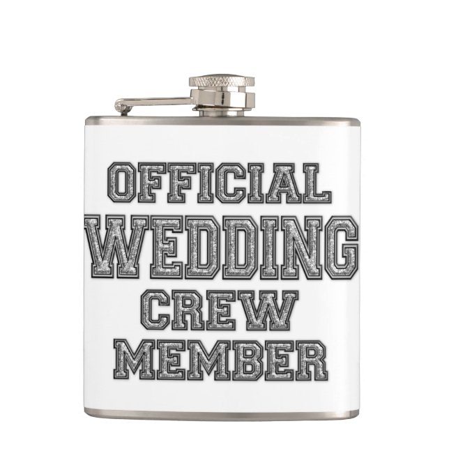 Petaca El regalo de los bodas Flask Groomsmen (Anverso)