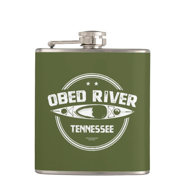 Petaca El río Obed Tennessee Kayaking (Anverso)