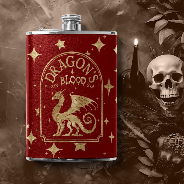 Petaca El rojo de sangre y el oro del dragón (Subido por el creador)