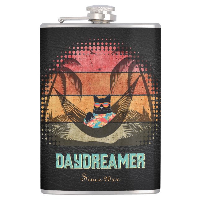 Petaca El sueño de un gato tropical de Guay (Anverso)