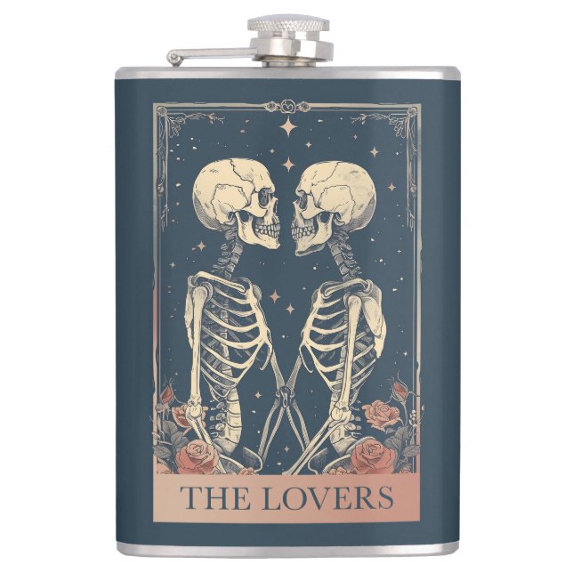 Petaca El Tarot de los amantes (Anverso)