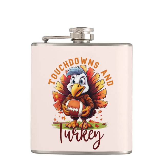 Petaca El toque de queda y el día de Acción de Gracias en (Anverso)