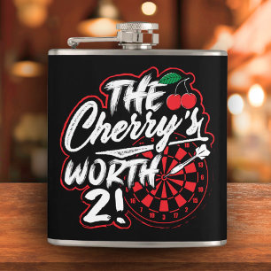 Petaca El valor del cerezo 2 Vinyl Wrapped Flask 6 oz.
