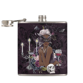 Petaca El vampiro | Moody Gothic Vampy Glam piel oscura