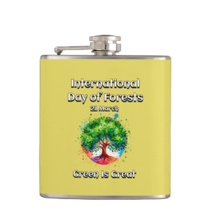 Petaca El verde es grande. Día Internacional de los Bosqu