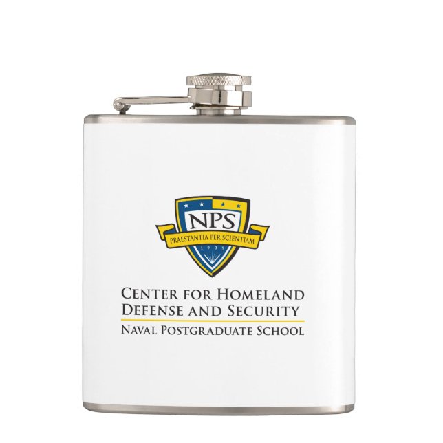 Petaca El vinilo del acero inoxidable envolvió el frasco (Anverso)