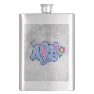 Petaca Elefante de dibujos animados lindo