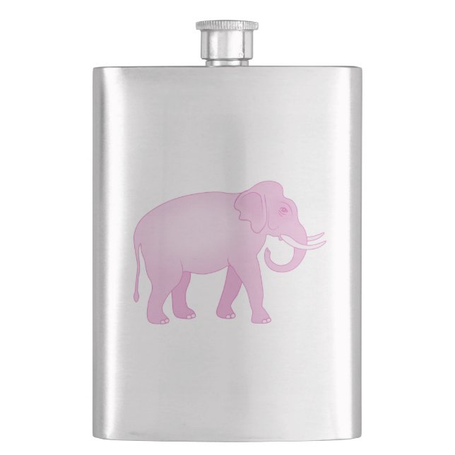 Petaca Elefante rosado (Anverso)