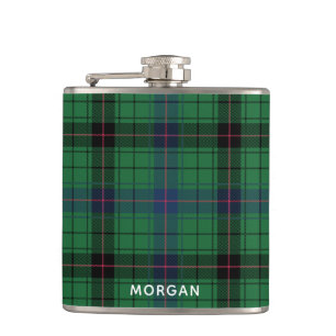 Petaca Elegante Cuadro Davidson Tartán Personalizado