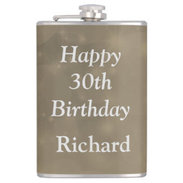 Petaca Elegante Feliz 30 cumpleaños