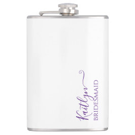 Petaca Elegante regalo moderno de dama de honor | Persona