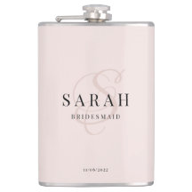 Elegante Rosa de caligrafía Monograma regalo de da