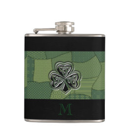 Petaca Elegante trendy y afortunada chispa irlandesa de s