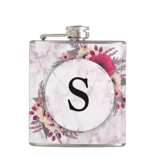 Petaca Elegante y moderno lujo Faux Purpurina Hip Flask