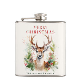 Petaca Elegantes y elegantes Navidades de venado Personal