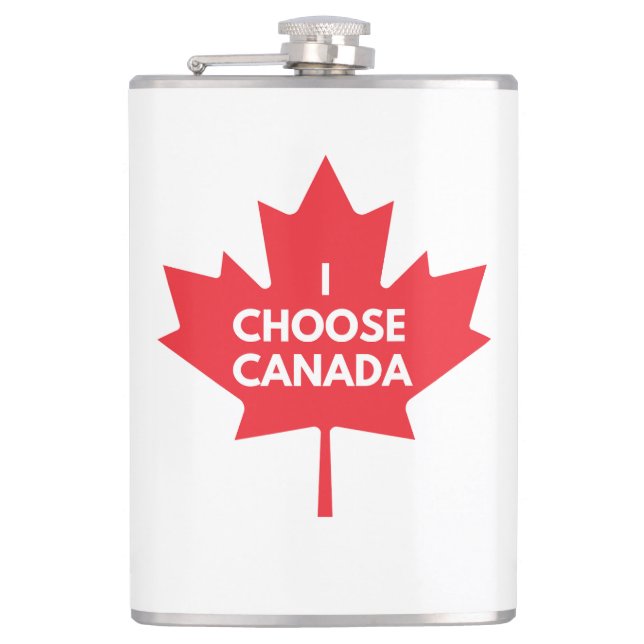 Petaca Elijo la máscara de cadera de Canadá (Anverso)