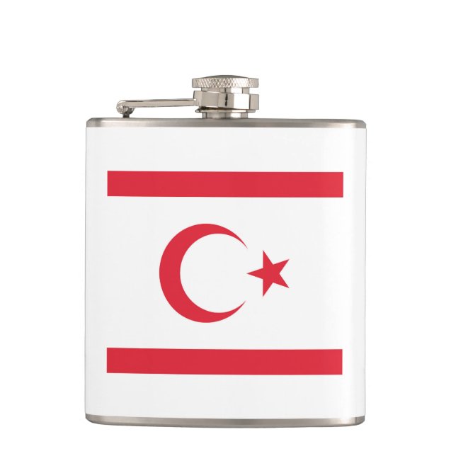 Petaca Emblema de la bandera de la República Turca de Chi (Anverso)