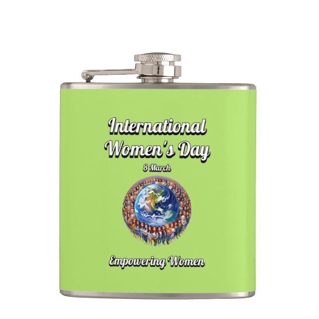 Petaca Empoderar a las mujeres. Día Internacional de la M (Anverso)