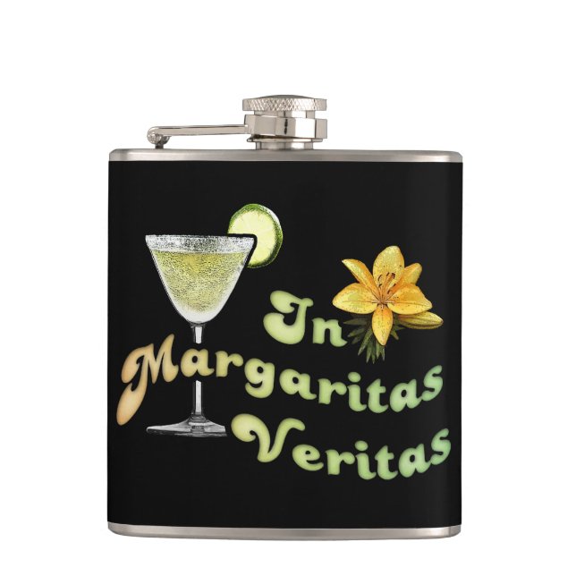 Petaca En Margaritas Veritas (Anverso)