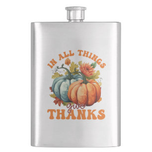 Petaca En Todas Las Cosas Da Gracias Calabaza
