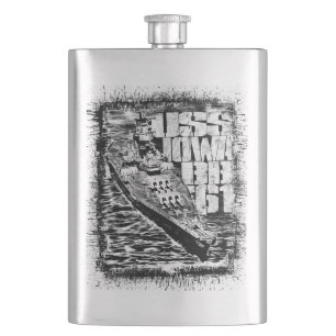 Petaca Encadenamiento de batalla Iowa Classic Flask Class