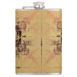 Petaca Enredo dorada