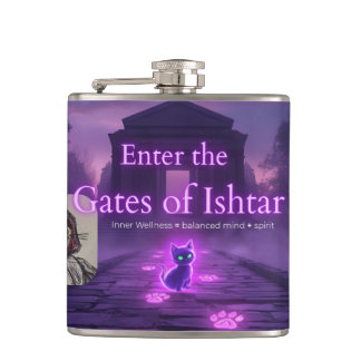 Petaca Enter the Gates of Ishtar drinking flask