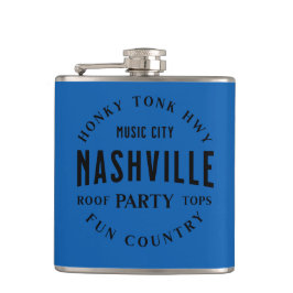 Petaca envuelta en vinilo de Whiskey Country Weste