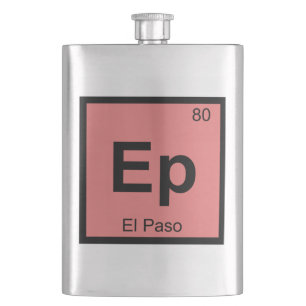 Petaca Ep - El Paso Texas Química Símbolo de la tabla per