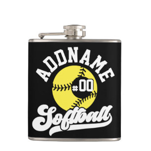 Petaca Equipo de retro de NOMBRE ADICIONAL para jugador d