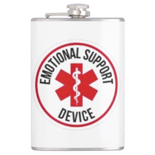 Petaca Equipo de soporte emocional Vinyl Wrapl Flask