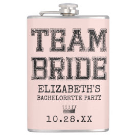 Petaca Equipo Novia de la Universidad Rosa Despedida de S