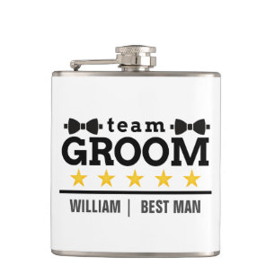 Petaca Equipo personalizado Groom Best Man