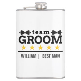 Petaca Equipo personalizado Groom Best Man