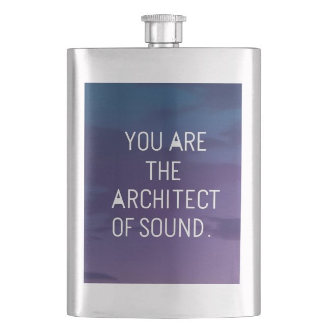 Petaca Eres El Arquitecto Del Sonido (Anverso)