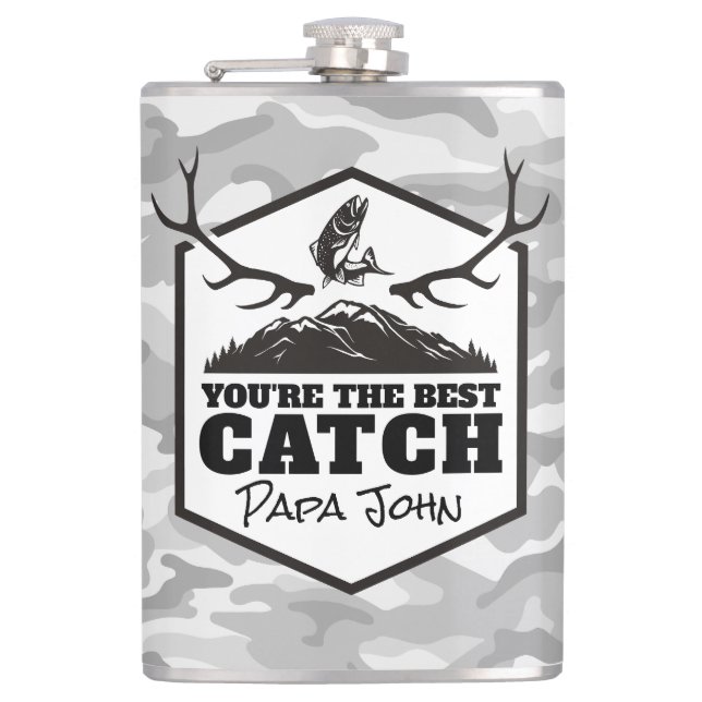 Petaca Eres el mejor regalo personalizado de Catch (Anverso)