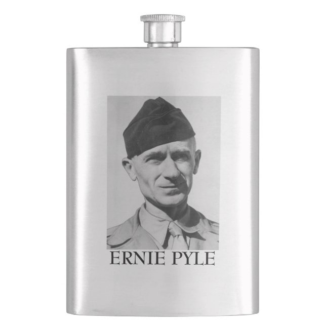 Petaca Ernie Pyle con frasco de beanie (Anverso)