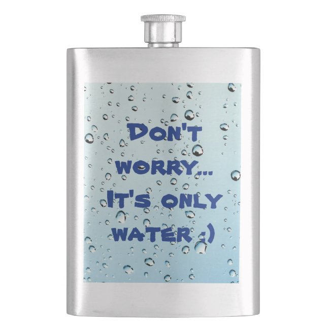 Petaca Es solamente frasco de agua (Anverso)
