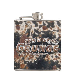 Petaca Es una carta de estilo GRUNGE Rusty