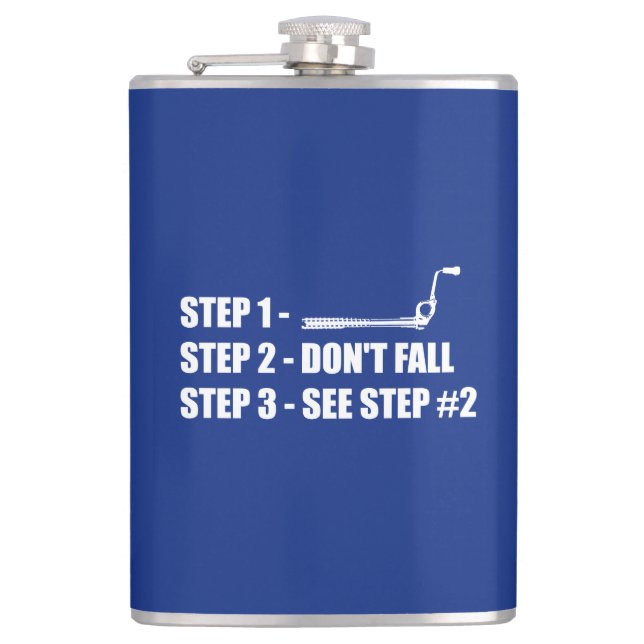 Petaca Escalada de hielo - No caigas (Anverso)