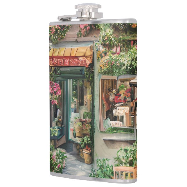 Petaca Escena callejera italiana Ephemera serie de diseño (Izquierda)