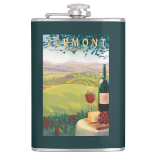 Petaca Escena del país de VermontWine